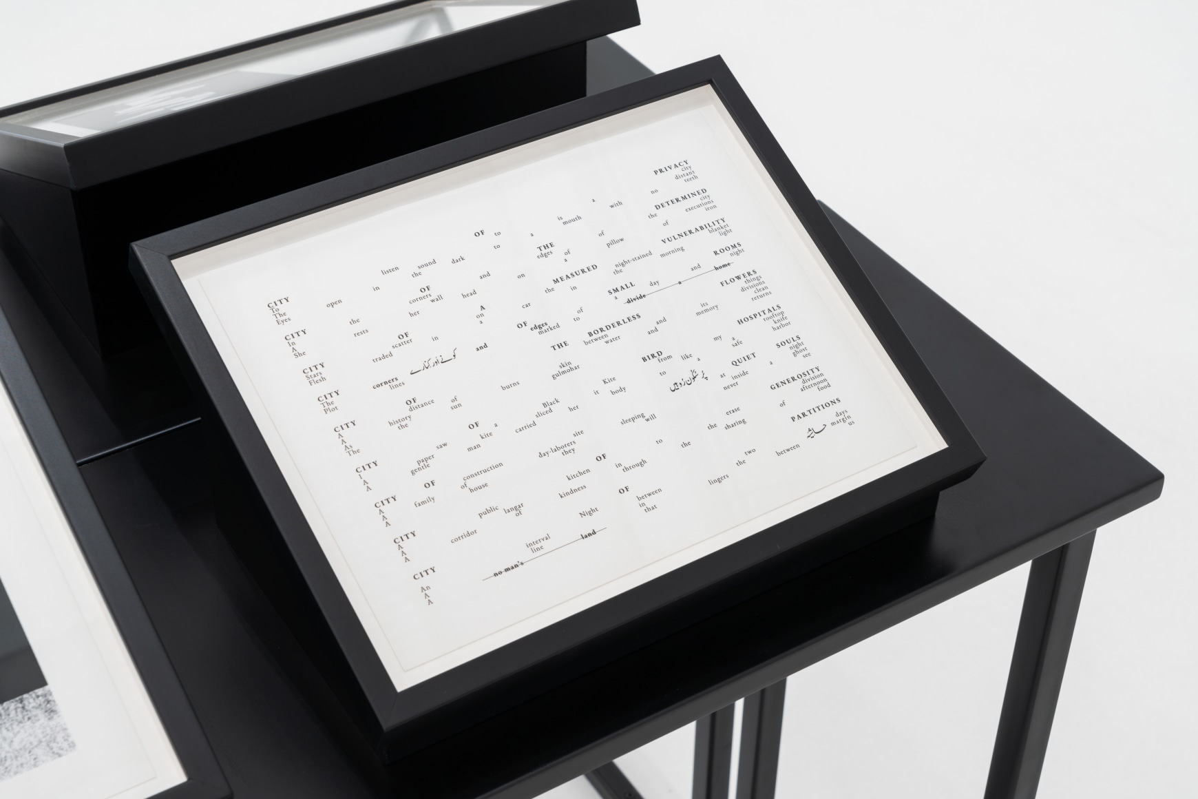 Seher Shah, Notes from a City Unknown, 2021, Portfolio of 32 screen prints on paper, Translation and production of Arabic booklet