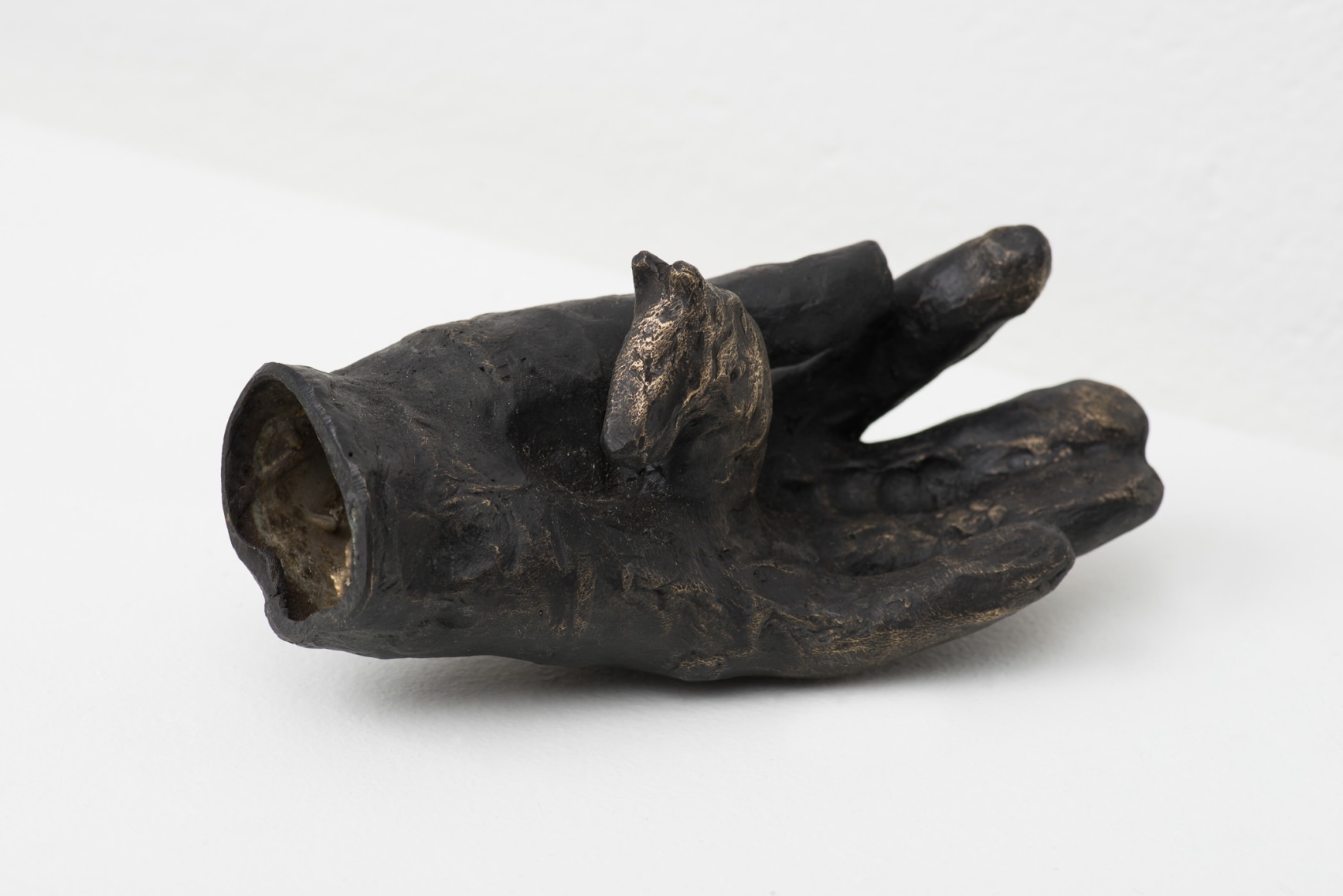 Ana Mazzei, Isaac, 2023-2024, Bronze with patina, concrete plinth