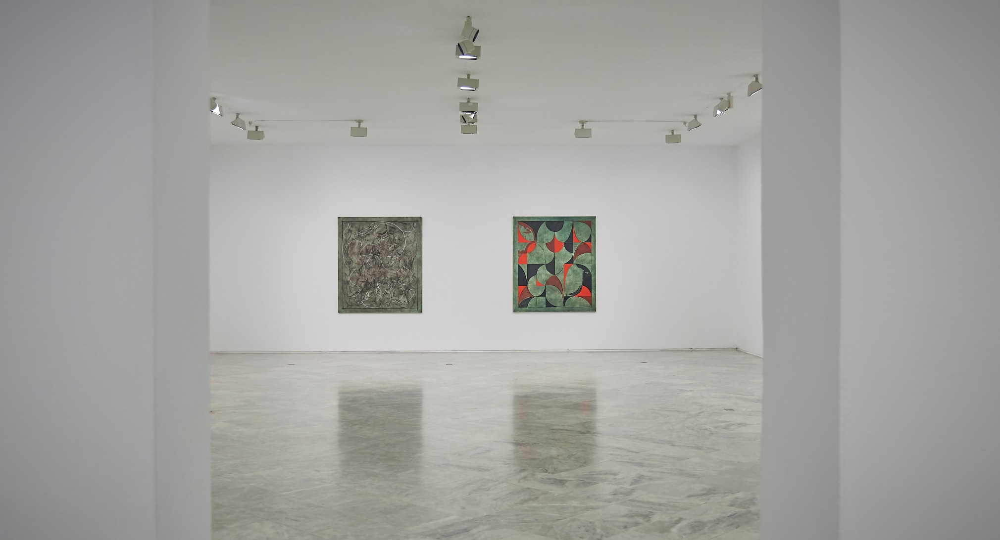 Kamrooz Aram, Installation view at&nbsp;Desorientalismos, Centro Andaluz de Arte Contempor&aacute;neo, Seville, Spain, 2020