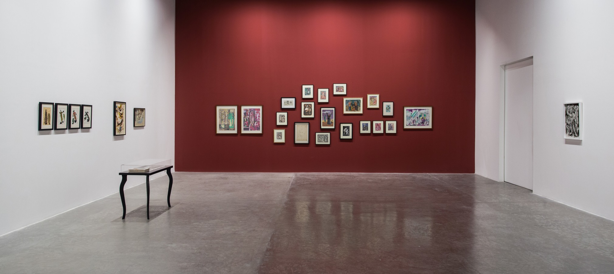 Works on paper: Hikayat, Installation view at Green Art Gallery, 2014