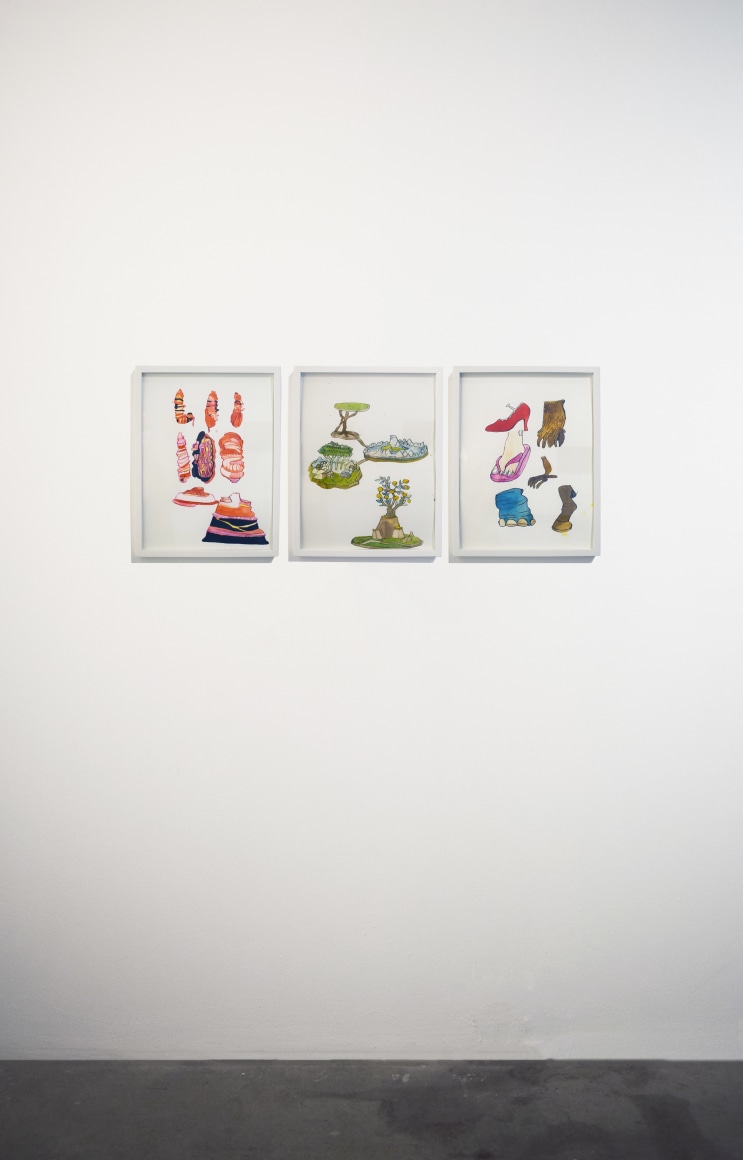 Installation view at Green Art Gallery, Dubai, UAE, 2021