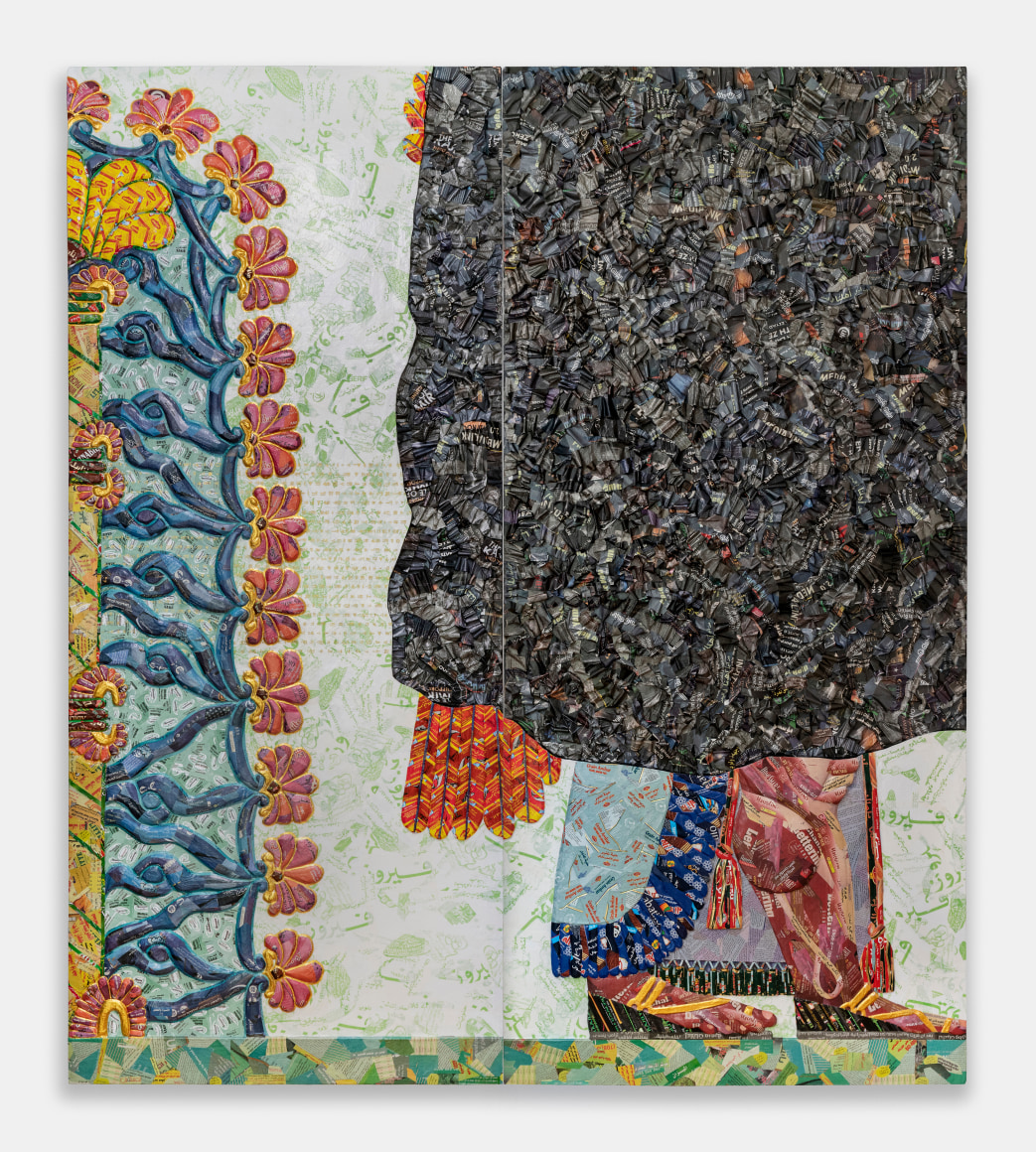 Michael Rakowitz, The invisible enemy should not exist (Section 1, Room S, Northwest Palace of Nimrud) Panel S-5, 2021