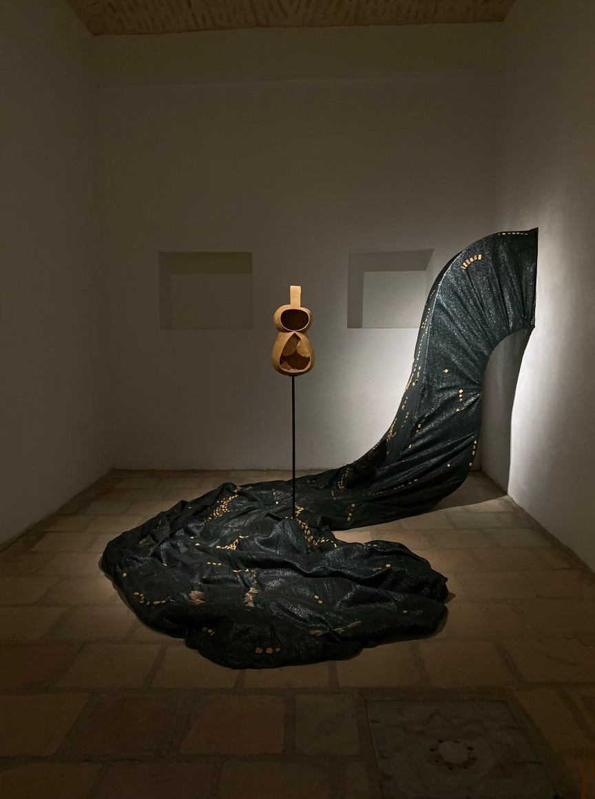 Hera B&uuml;y&uuml;ktaşcıyan in collaboration with Islom Khudoyverdiev, Under the Mulberry Tree, the Wind Sang Our Names, 2024&ndash;2025