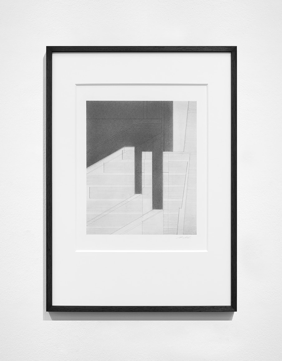 Seher Shah, Foreign dust (Variation 14), 2019-2020, Graphite dust on paper, 55.9 x 38.1 cm