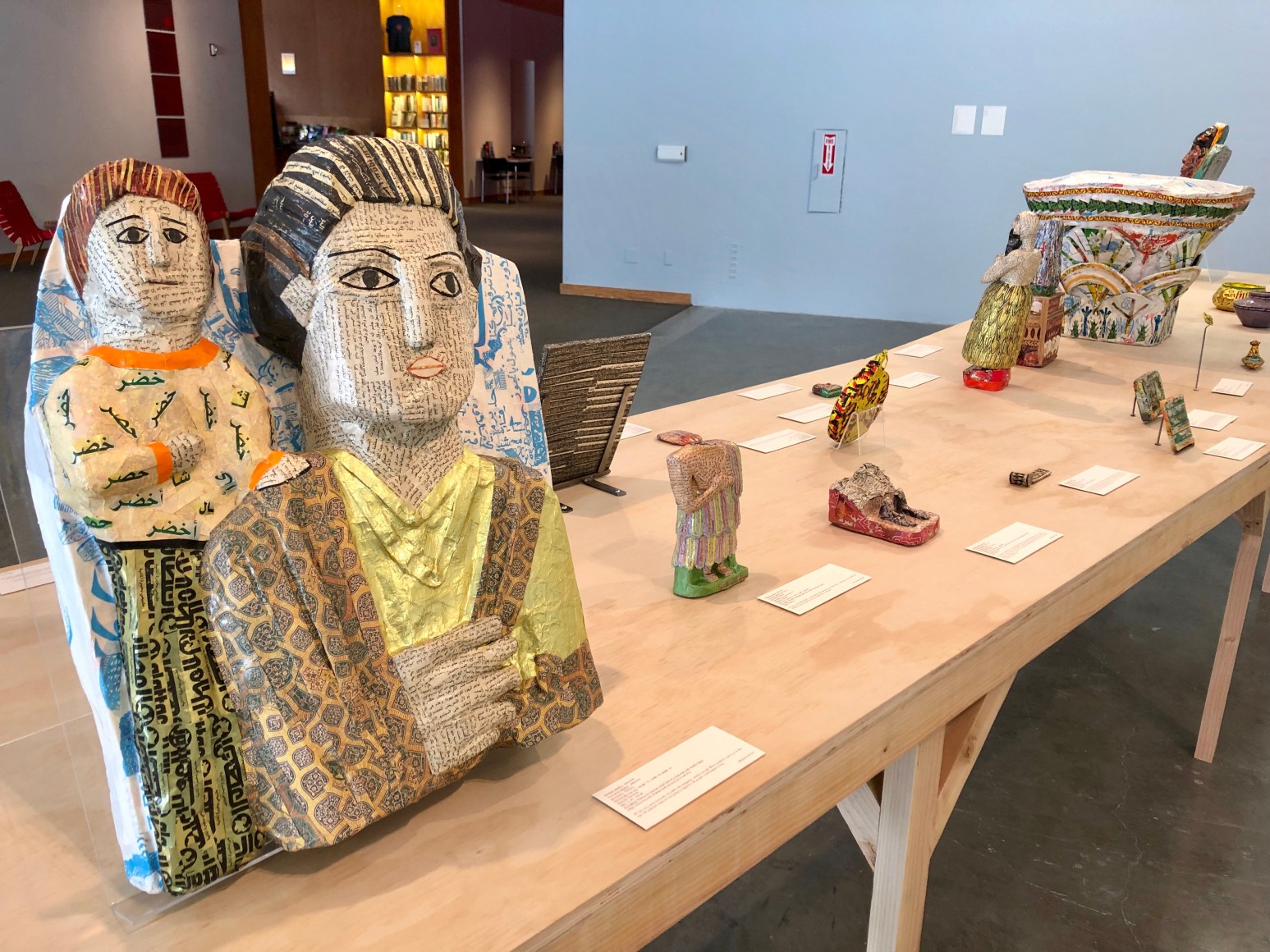 Dispute Between the Tamarisk and the Date Palm,&nbsp;Michael Rakowitz, Installation view at REDCAT, Los Angeles, 2019