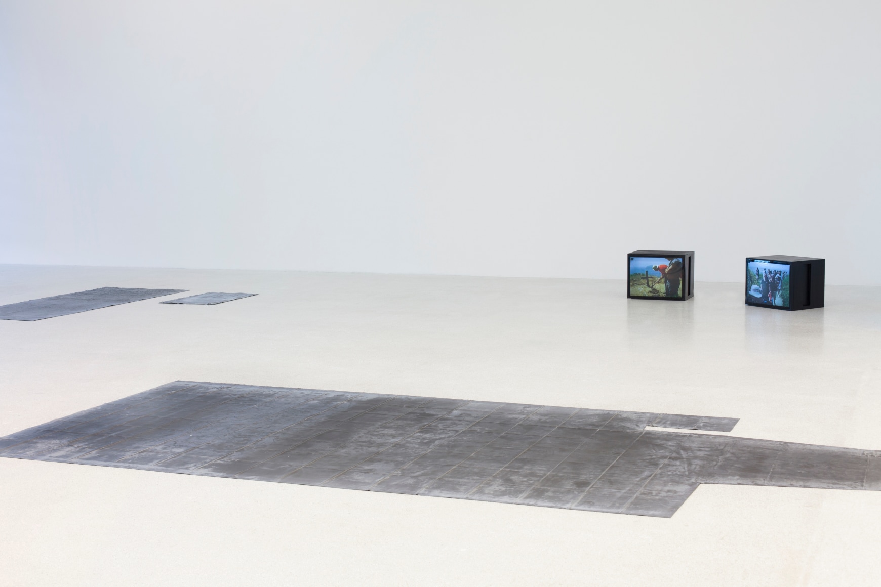 Rossella Biscotti, The Prison of Santo Stefano, 2011&nbsp;, 7 sculptures (lead sheet), Dimensions variable