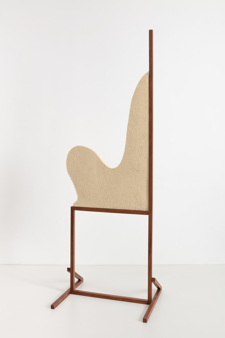 Ana Mazzei, Rio, 2020, Wood (peroba mica) and felt