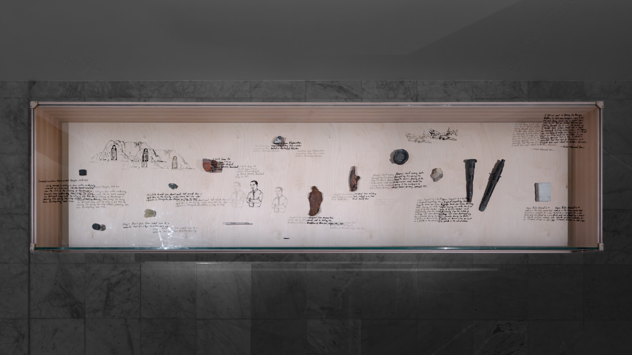 Michael Rakowitz, Proxies for Poets and Palaces, 2025, Installation view at Stavanger Art Museum, Norway, 2025