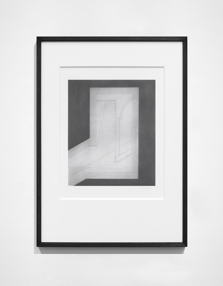 Seher Shah, Foreign dust (Variation 17), 2019-2020, Graphite dust on paper, 55.9 x 38.1 cm