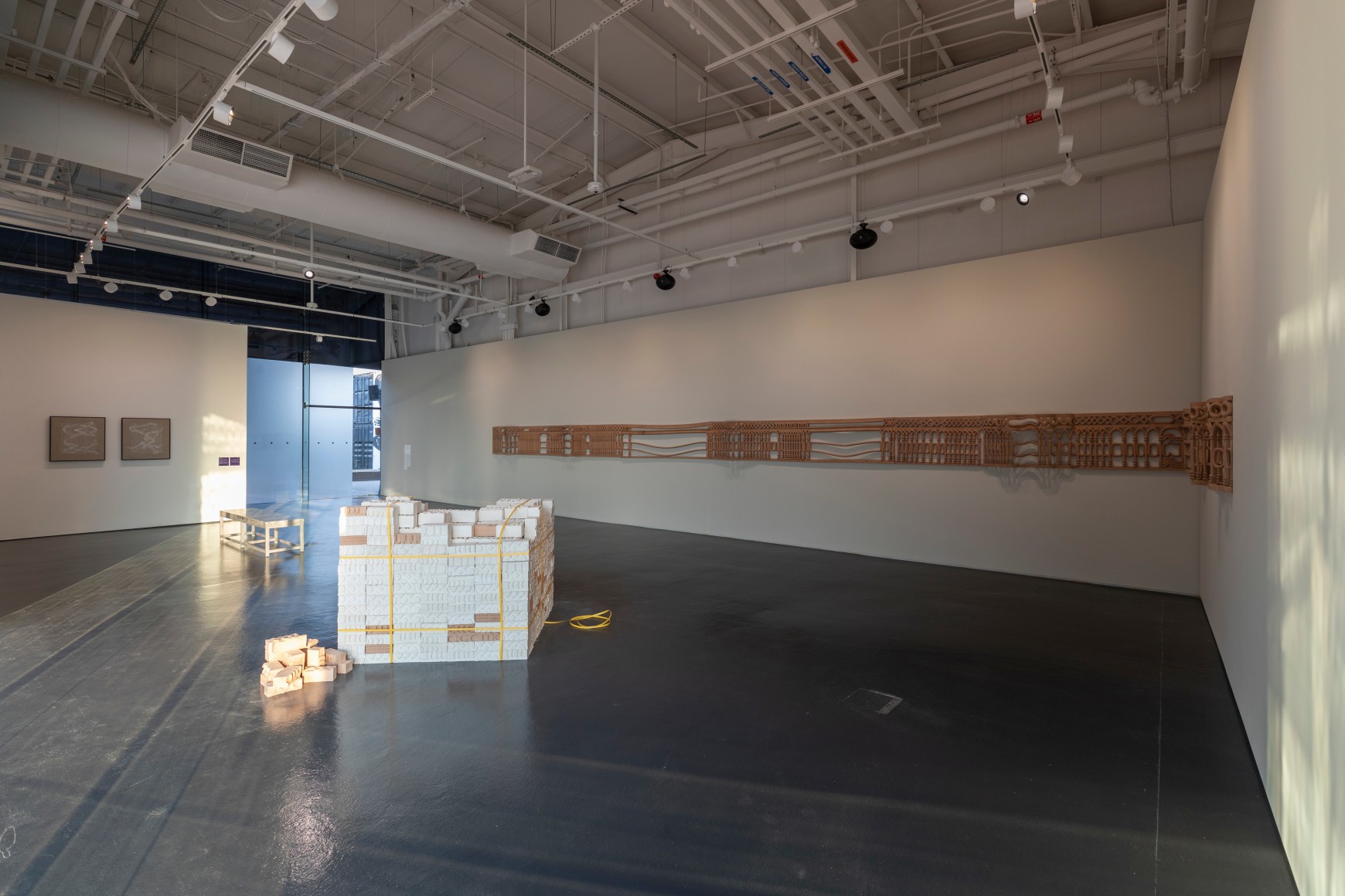 Solid Void, Asma Belhamar, Installation view at 421, Abu Dhabi, UAE, 2023