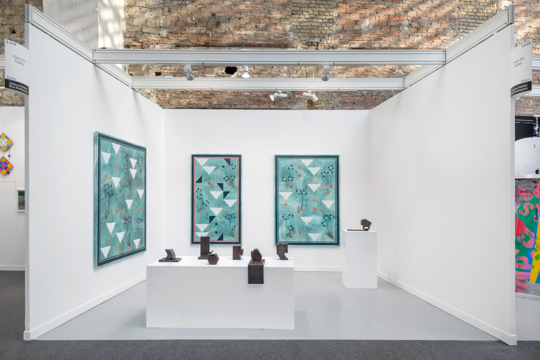 Installation view of Green Art Gallery, Dubai&nbsp;at FIAC, Paris, 2017