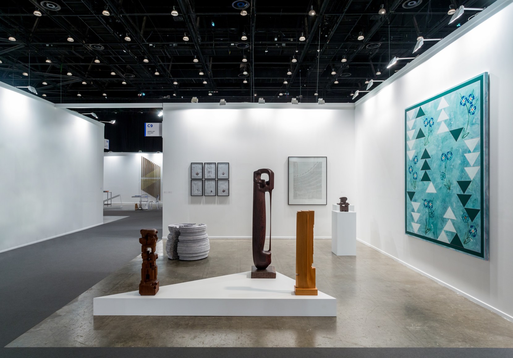 Installation view of Green Art Gallery, Dubai&nbsp;at&nbsp;Art Dubai, 2017