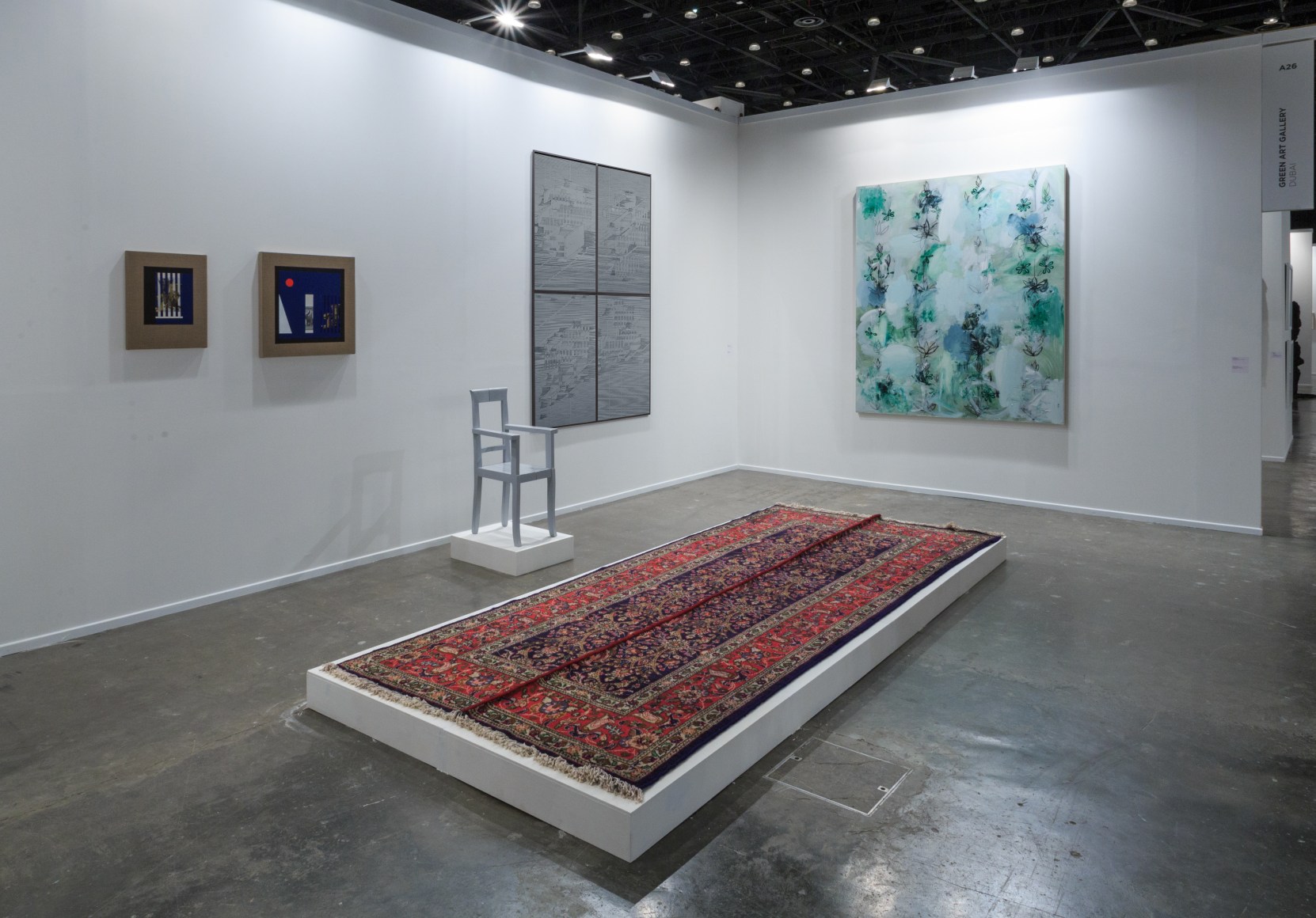 Installation view of Green Art Gallery, Dubai at Art Dubai, 2015