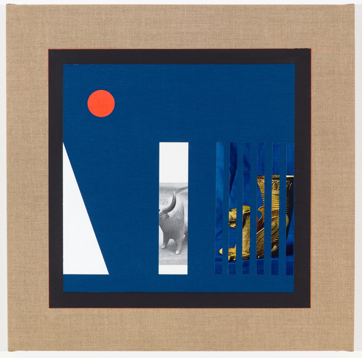 Kamrooz Aram, Untitled (Ancient through Modern 5), 2015, Mixed media on linen, 61 x 61 cm