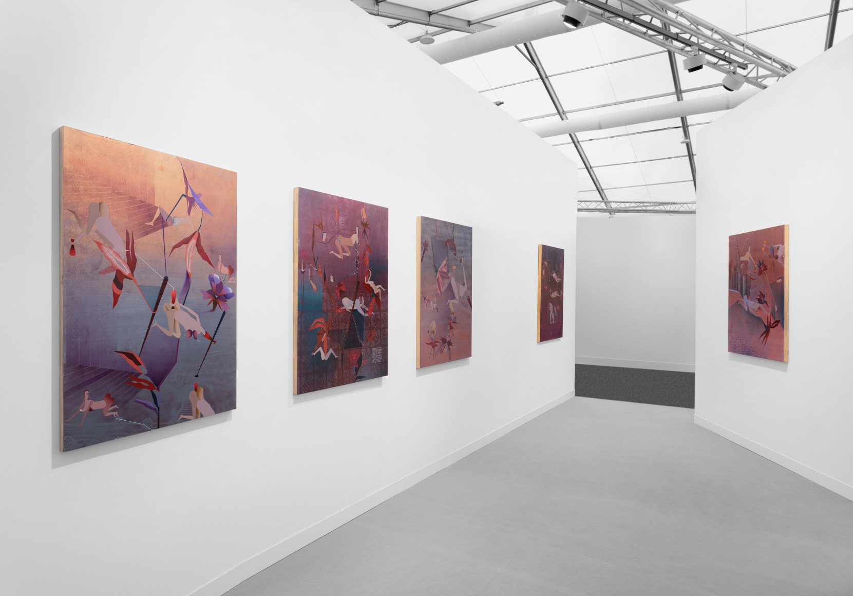 Installation view of Green Art Gallery, Dubai at Frieze London 2022