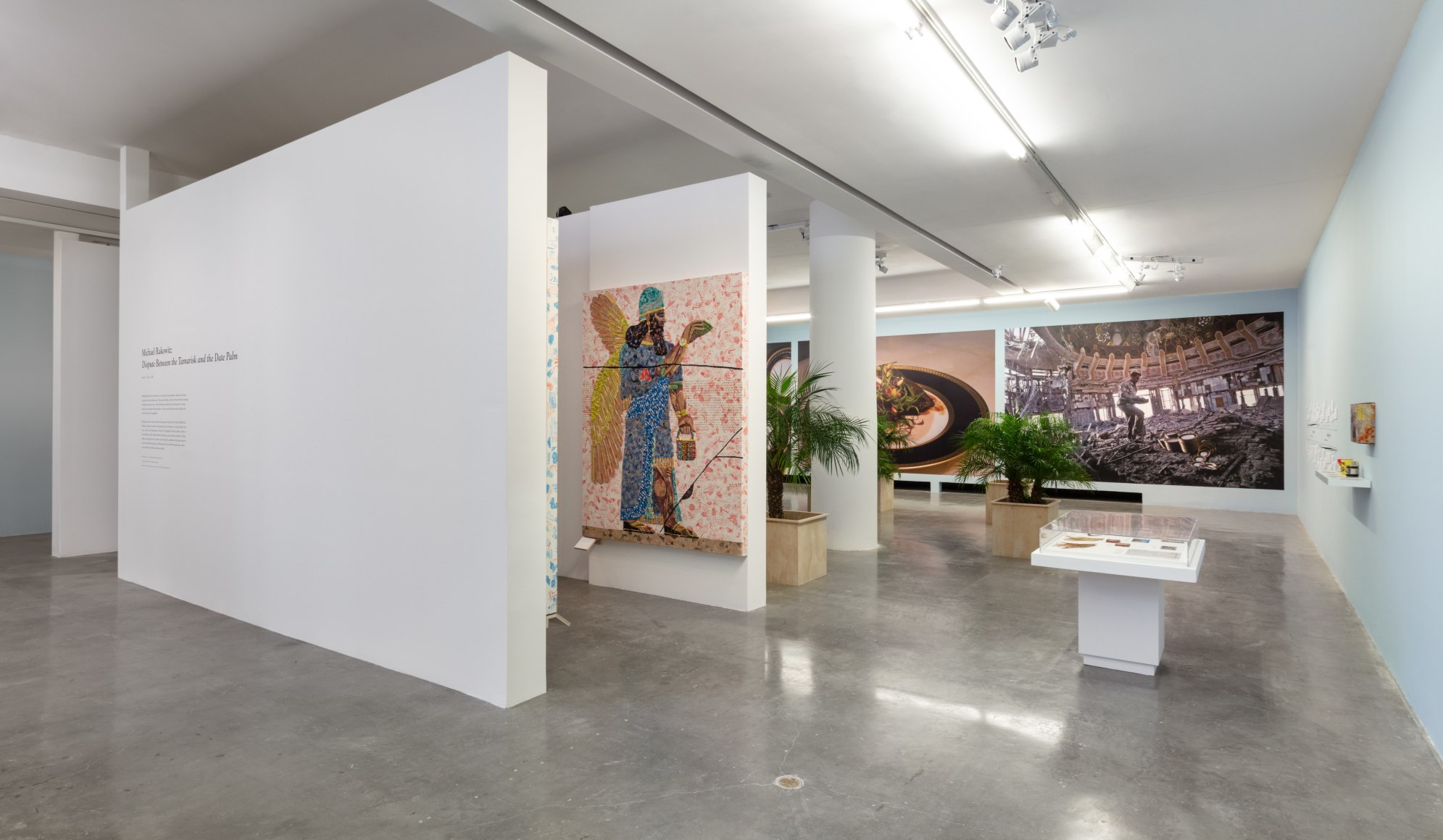 Dispute Between the Tamarisk and the Date Palm,&nbsp;Michael Rakowitz, Installation view at REDCAT, Los Angeles, 2019