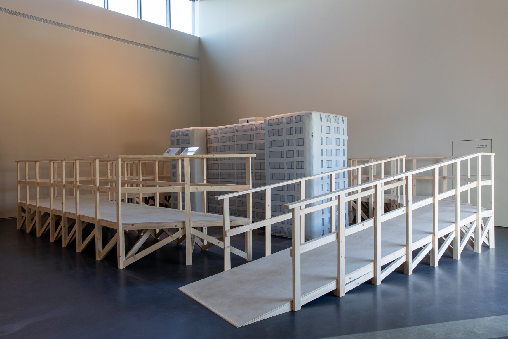 Michael Rakowitz,&nbsp;Dull Roar, 2005, Installation view at Jameel Arts Centre, Dubai, UAE, 2020