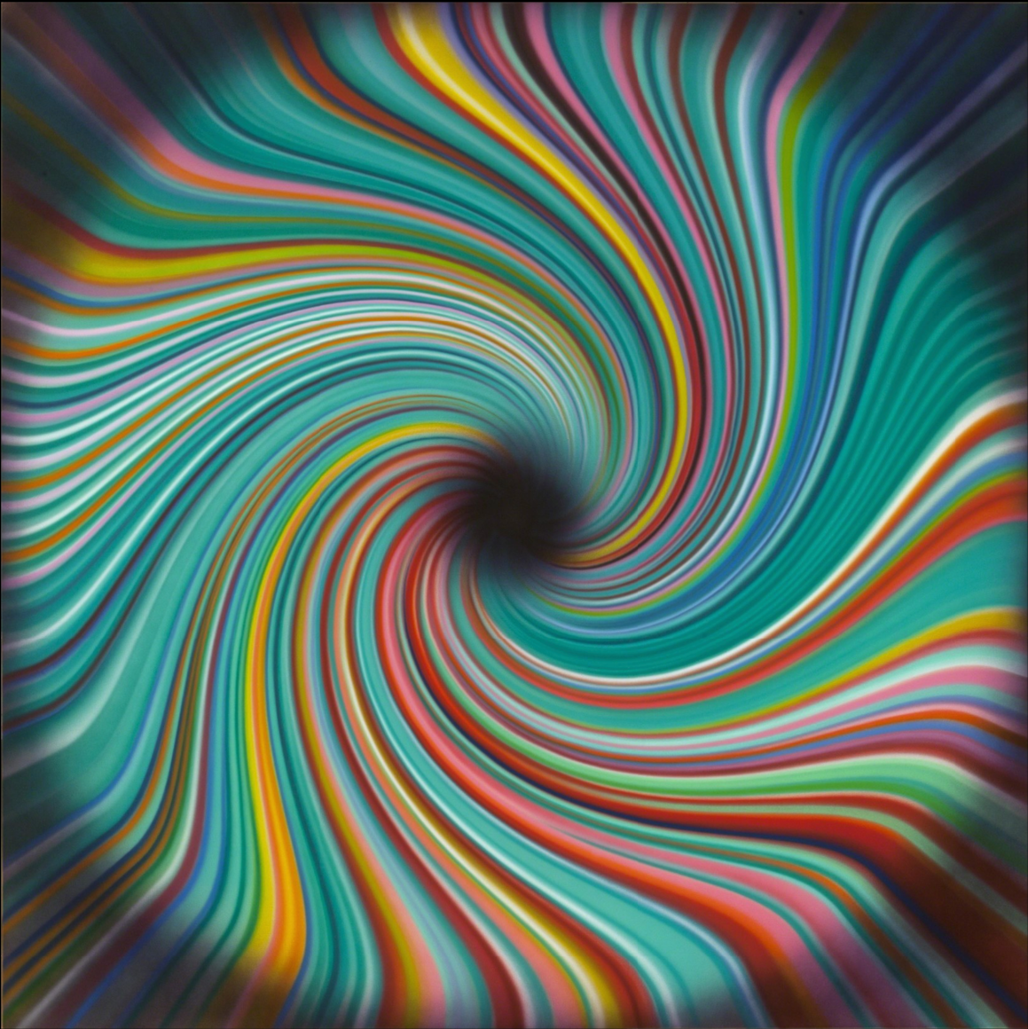 Whirlpool, 2013, synthetic polymer on canvas,&nbsp;84 &times; 84 in