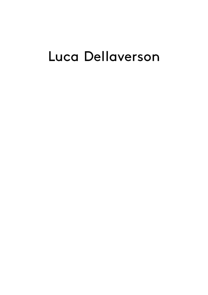 Luca Dellaverson ​Cover Image