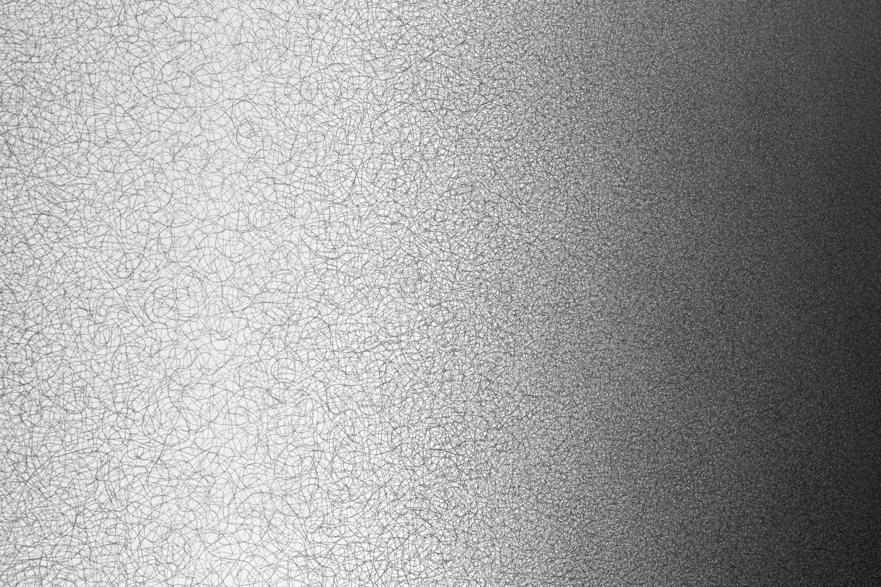 Sol LeWitt  Wall Drawing #1237, Scribbles (BKSR) (detail)  First installation: Steve Reich and Beryl Korot residence, Pound Ridge, New York, May 2007  graphite  9 x 7 ft. (274.3 x 213.4 cm)