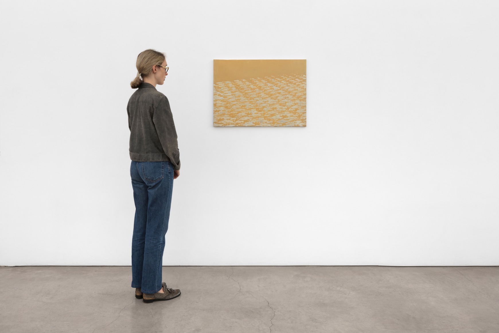 Rudolf Stingel Untitled, 2008 oil and enamel on canvas 21 1/2 x 29 3/4 in. (54.6 x 75.6 cm)