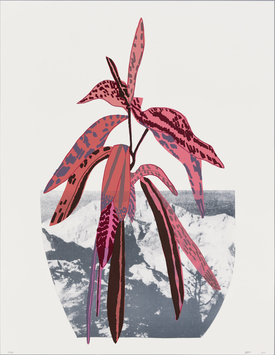 Jonas Wood  Untitled, 2014  Lithograph, silkscreen