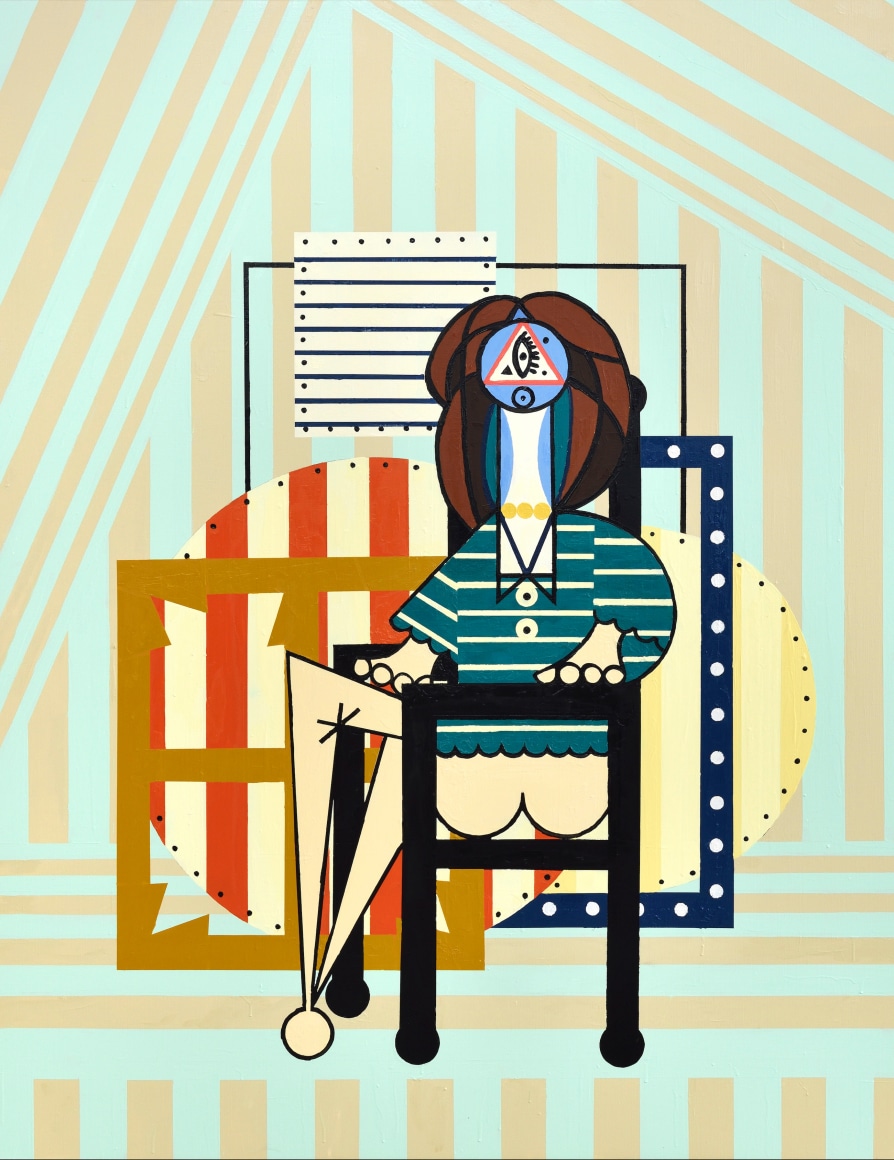 Farah Atassi, Model in Studio 4, 2021