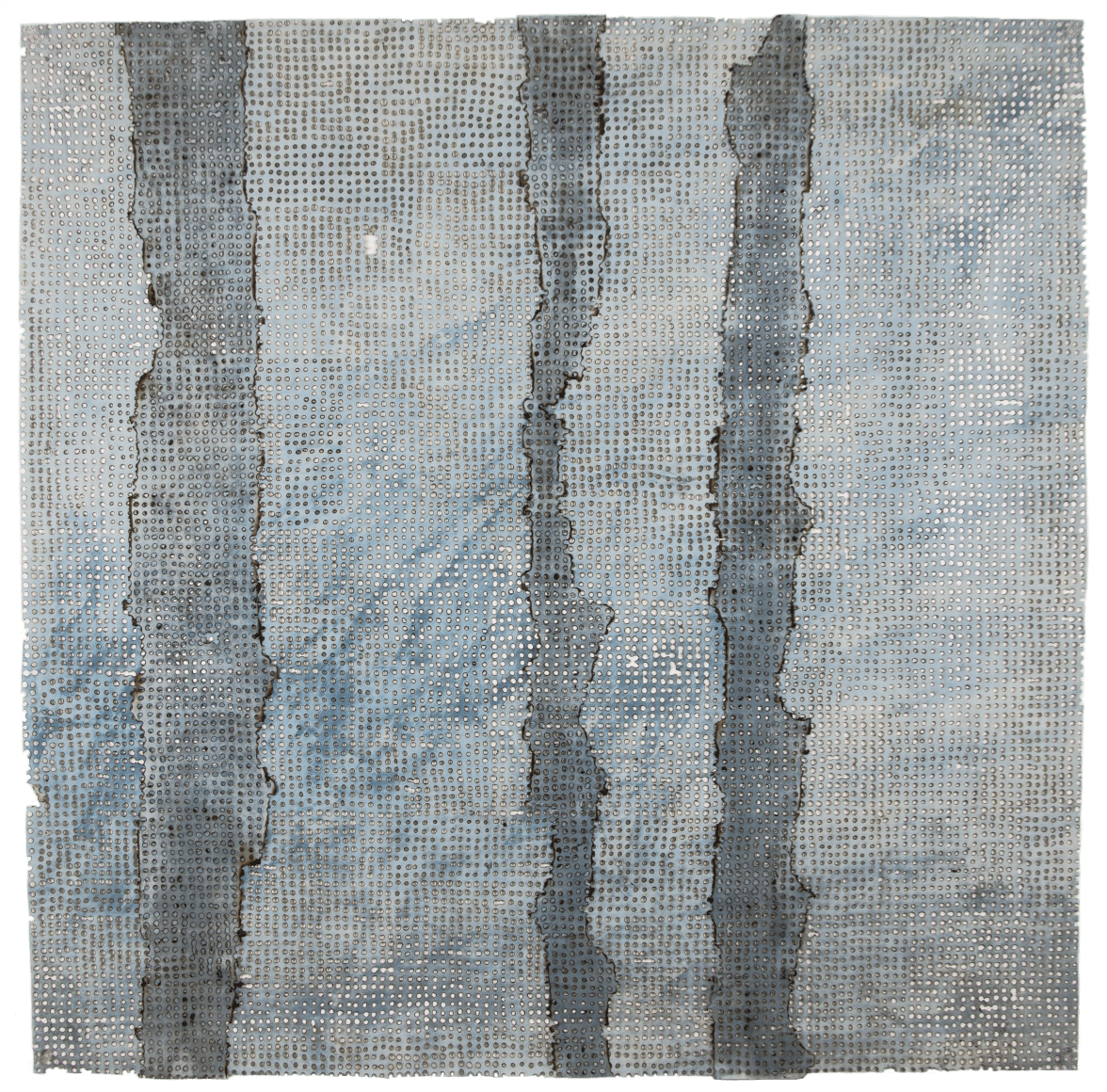 Jay McCafferty  Passive, 2002   Solar burned graph paper  30 x 30 in.   195-02-JM  $3500