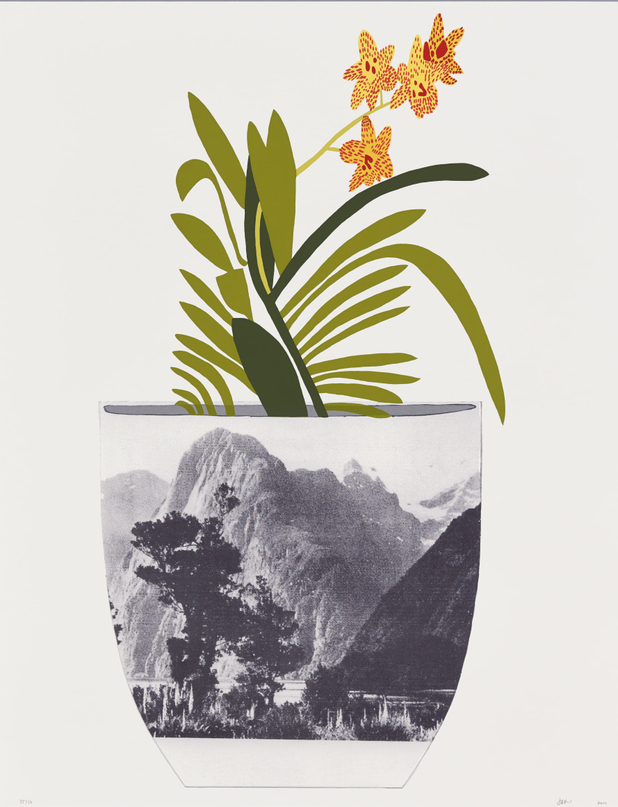 Jonas Wood  Untitled, 2014  Lithograph, silkscreen