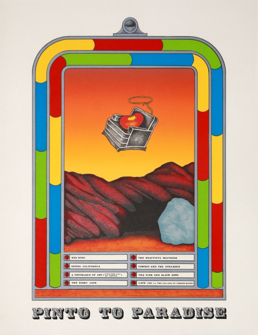 Terry Allen Pinto to Paradise, 1970 Lithograph