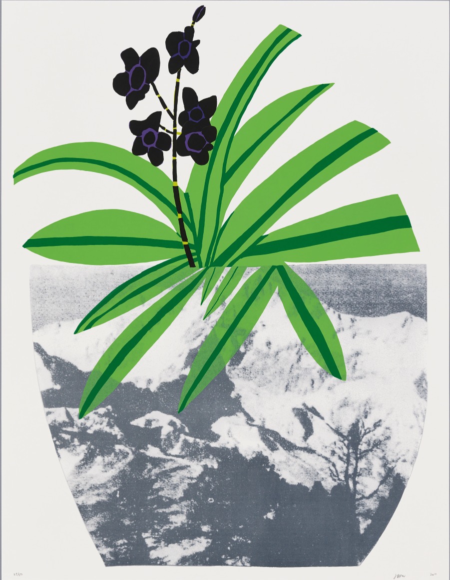 Jonas Wood  Untitled, 2014  Lithograph, silkscreen