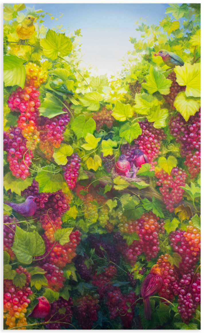 ALONSA GUEVARA Grape Birds, 2022