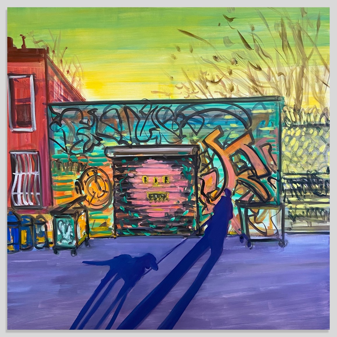 DEBORAH BROWN Pink Face on Boerum Street, 2022