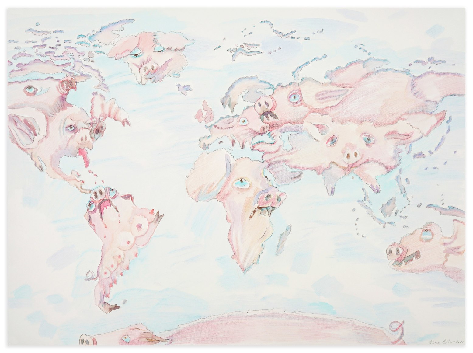 ALINA BLIUMIS Nations Unleashed, and Again the Animal Farm, 2022