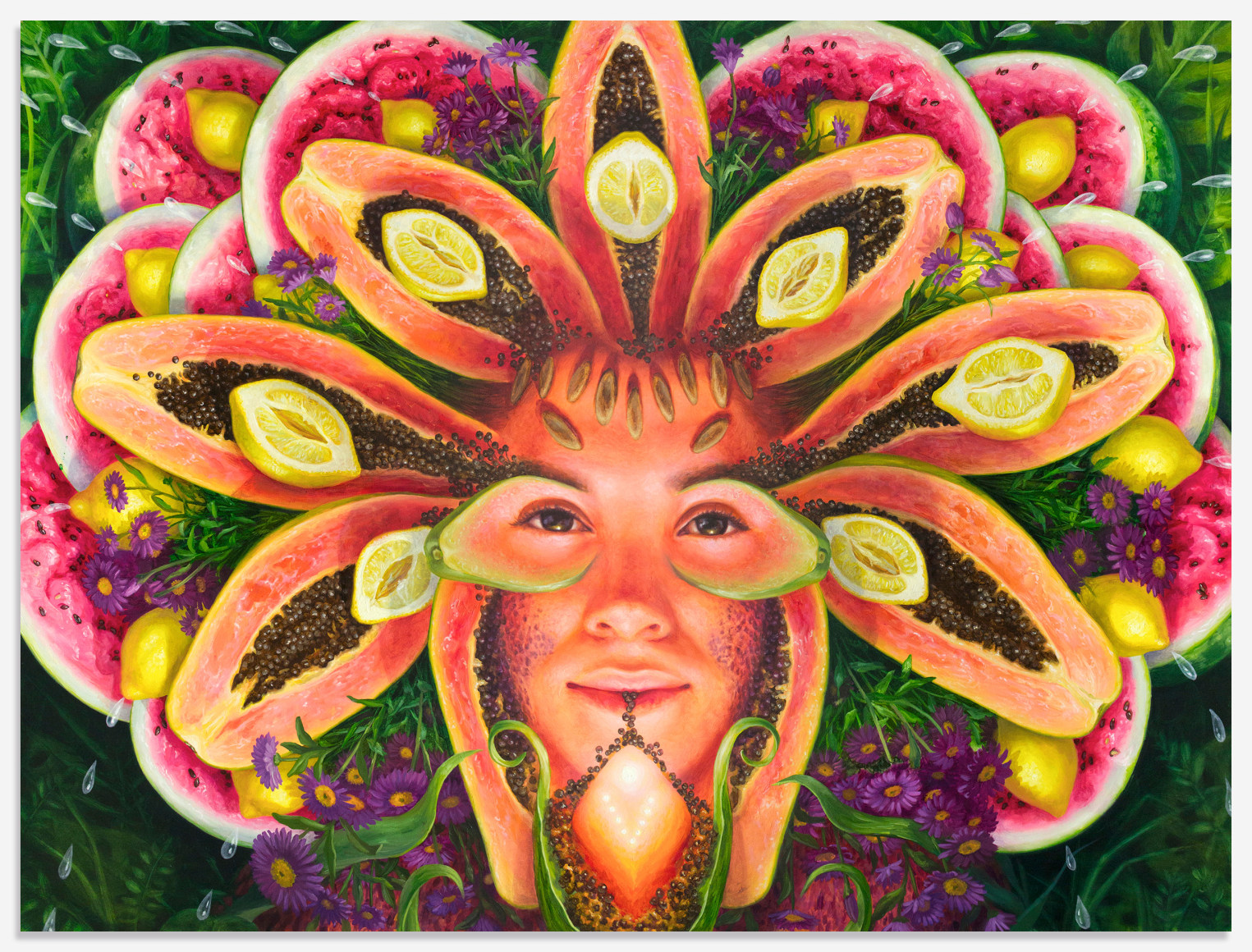 ALONSA GUEVARA Papaya Crown, 2021