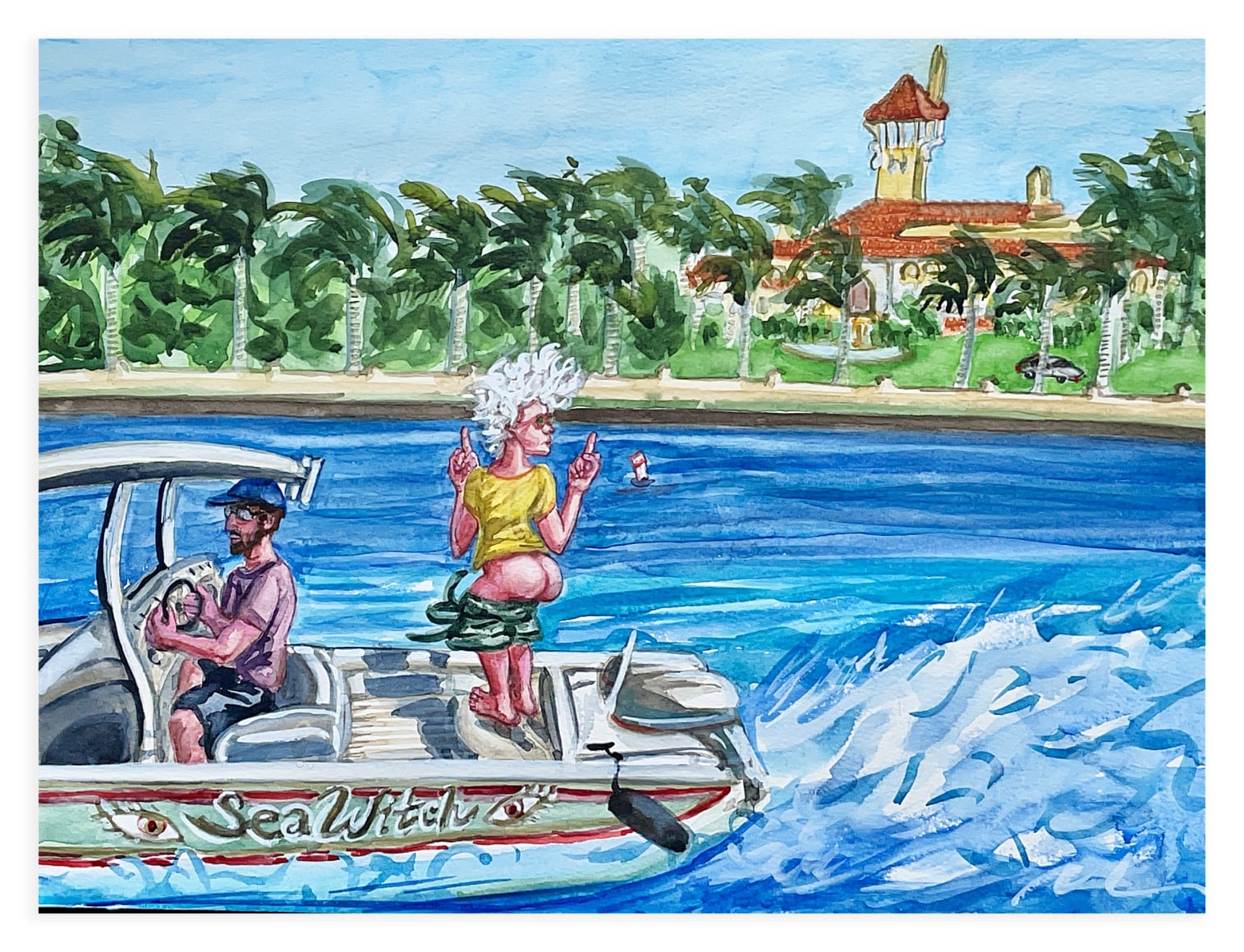 PATTY HORING Mooning Mar-A-Lago, 2021