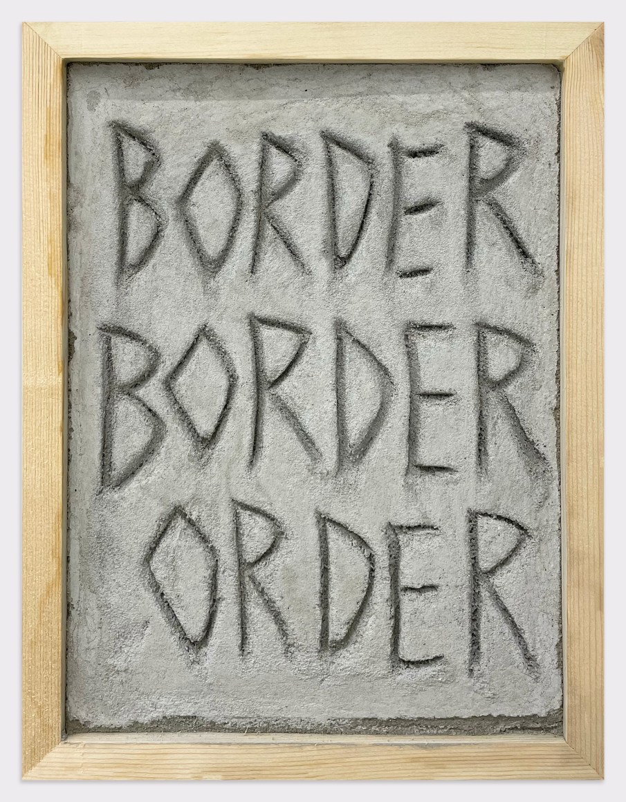 ALINA BLIUMIS Concrete Poems, Border Order, 2022