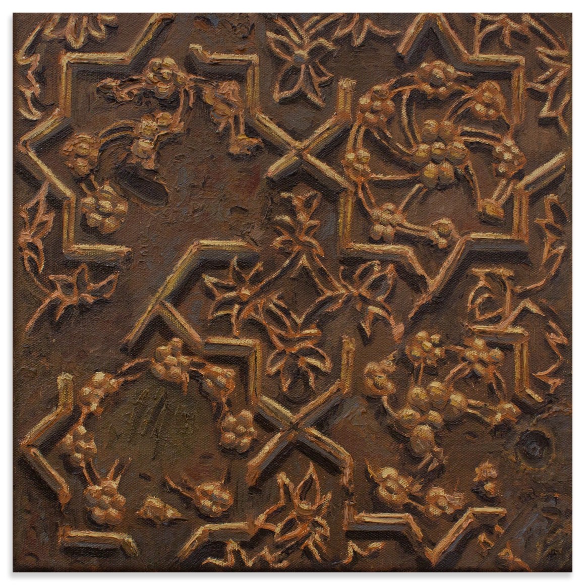 JAMES RAZKO Mud Brick Tile Composition, 2023