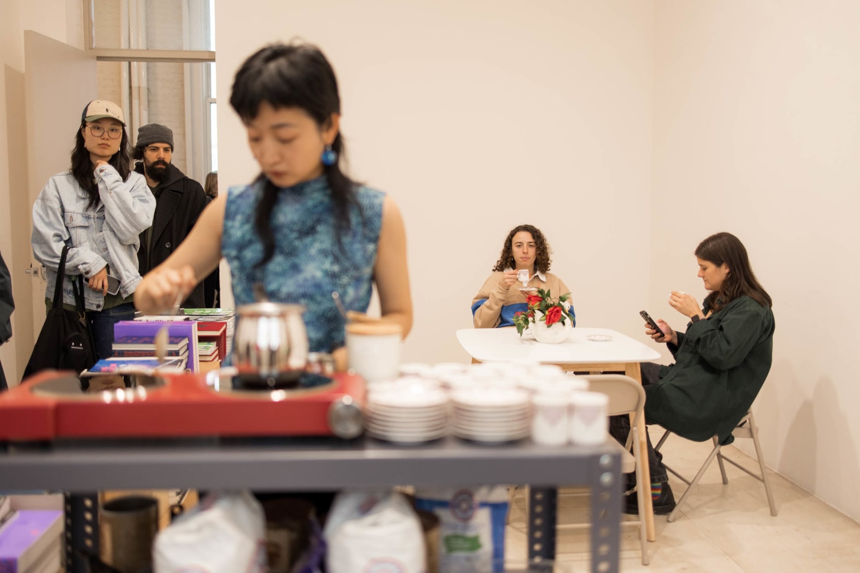 installation view of&nbsp;rirkrit tiravanija: A LOT OF PEOPLE,&nbsp;moma ps1, 2024. image courtesy moma ps1