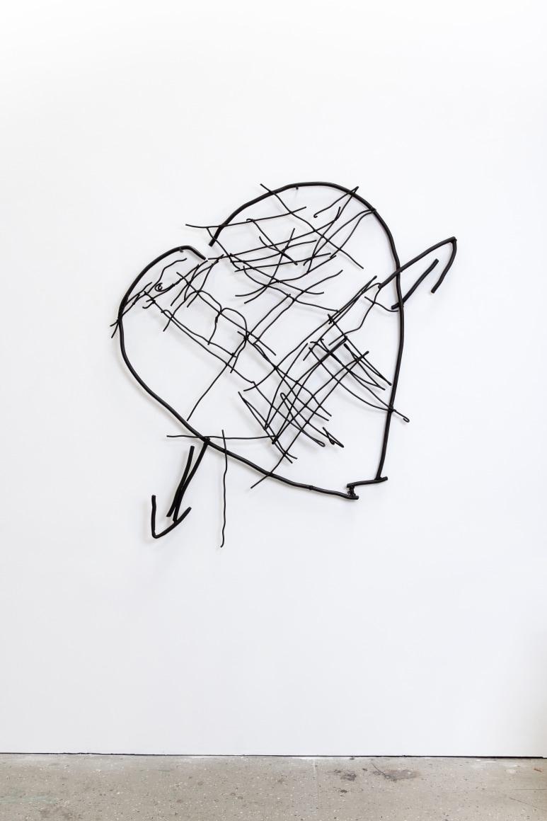 petrit halilaj. abetare (undecided heart), 2024