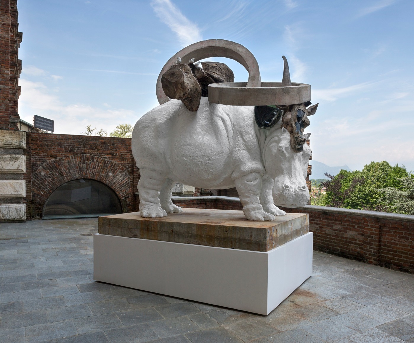 installation view adri&aacute;n villar rojas in ouverture 2024, castello di rivoli, 2024. photo: mark blower