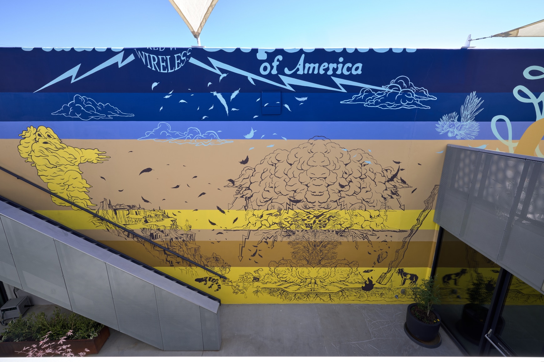 installation view minerva cuevas&nbsp;dust rising from the dances, site santa fe, 2025. photo: brad trone, 
