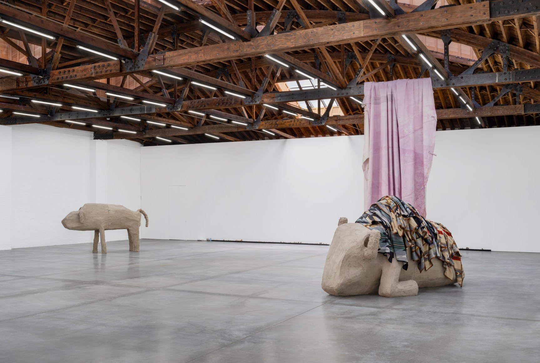 vista de instalaci&oacute;n duane linklater 12 + 2,&nbsp;dia chelsea, 2025. foto bill jacobson