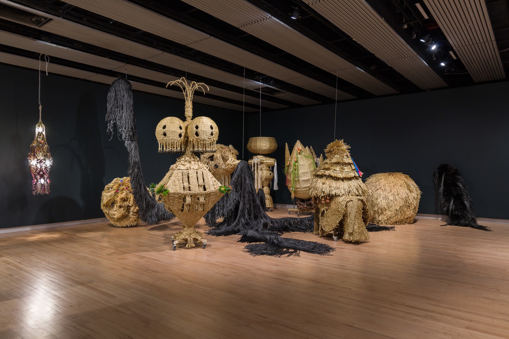 installation view haegue yang: leap year, hayward gallery, london, 2024