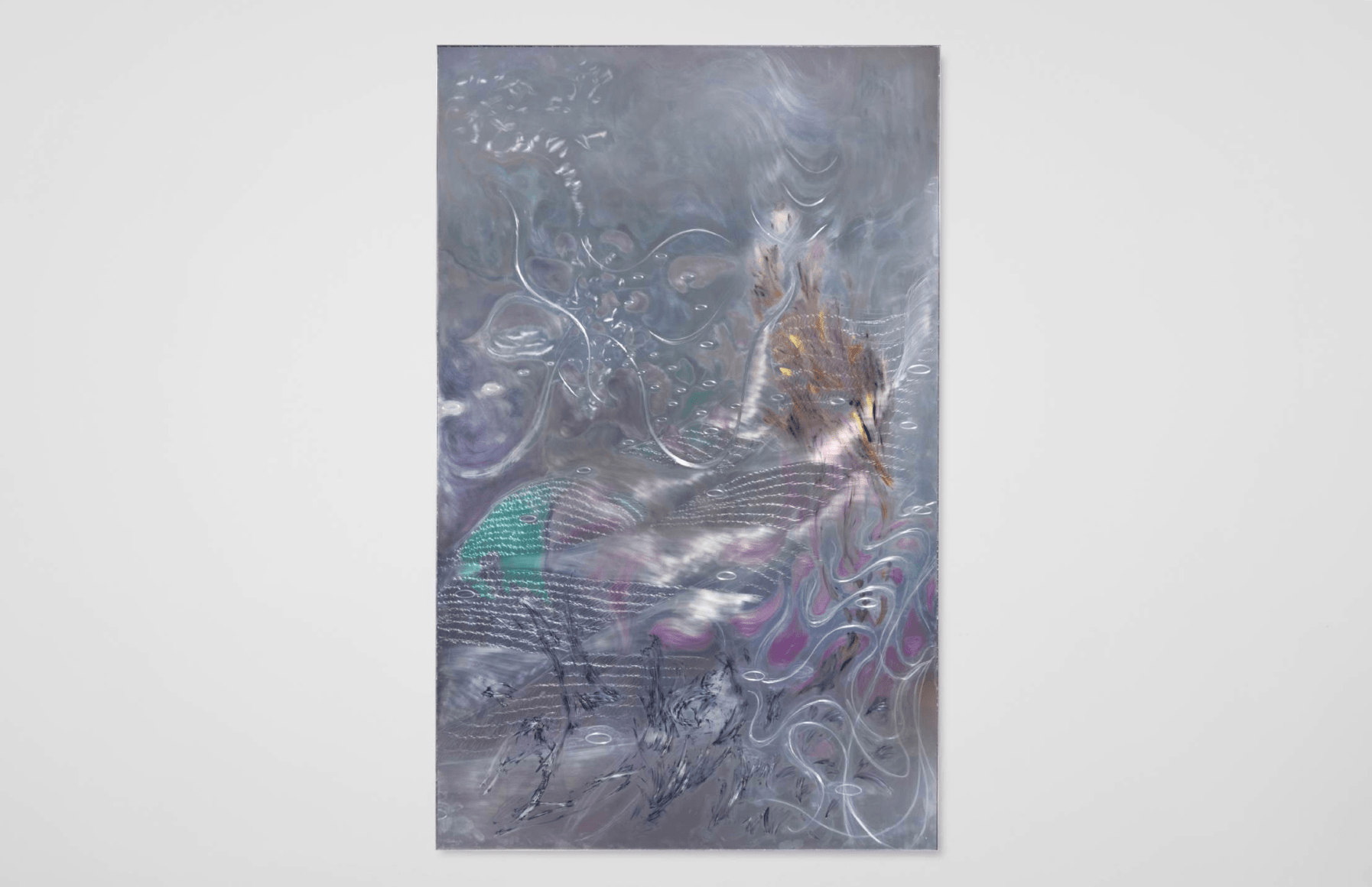 wangshui osmotic burst, 2024 &oacute;leo sobre aluminio en marco de aluminio