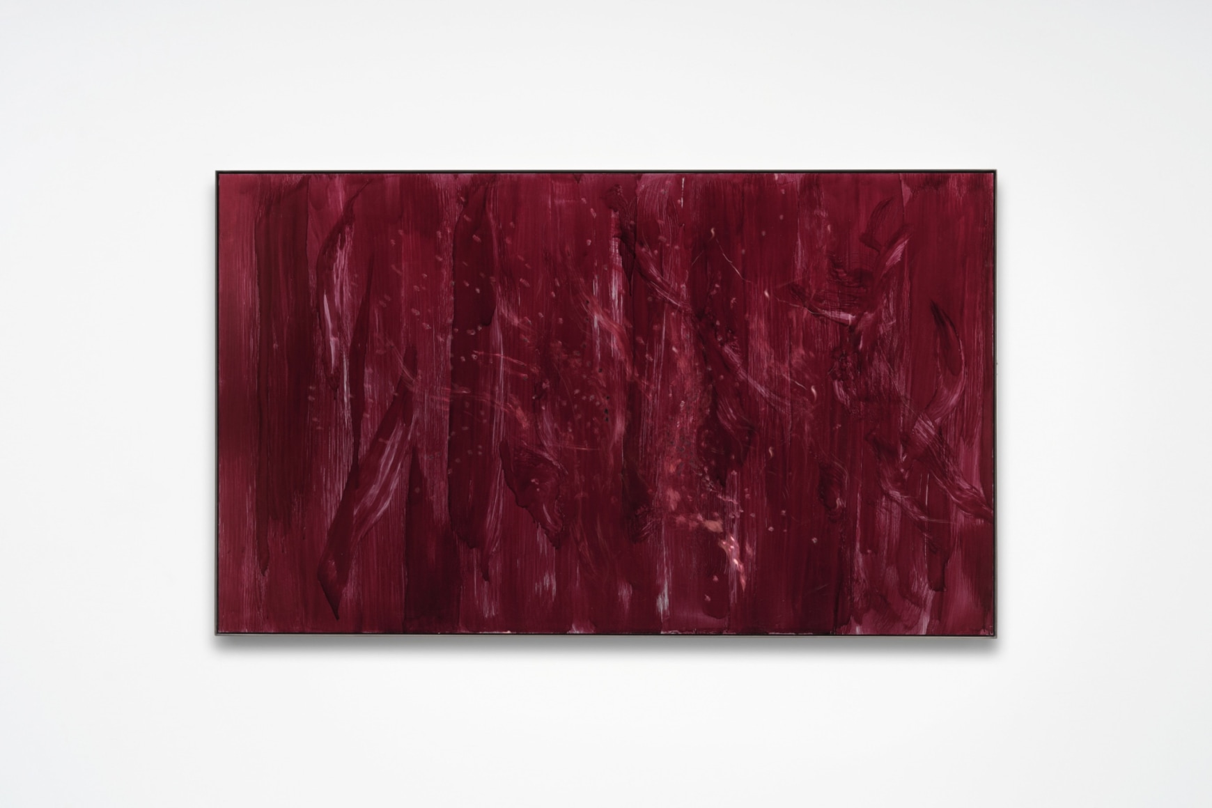 wangshui: bloodshed, ink on aluminum,&nbsp;2025.