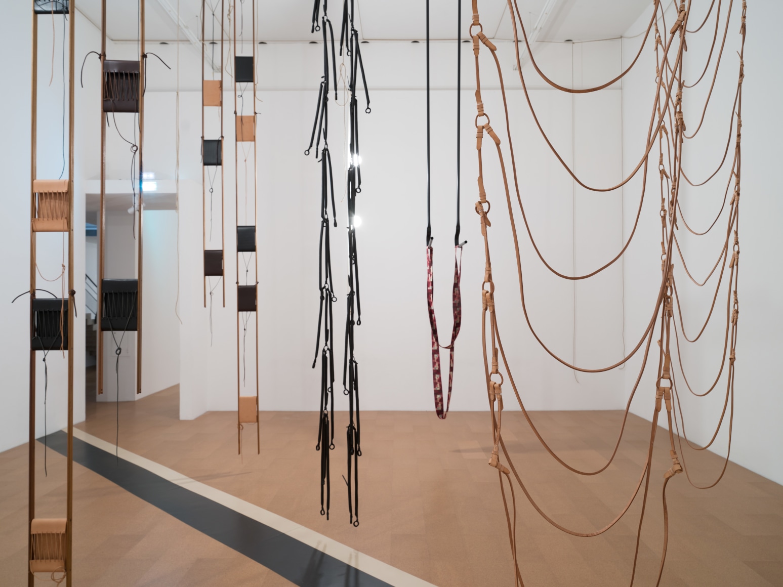 installation view leonor antunes the constant inequality of leonor&#039;s days *,&nbsp;crac occitanie, 2025. photo: nick ash