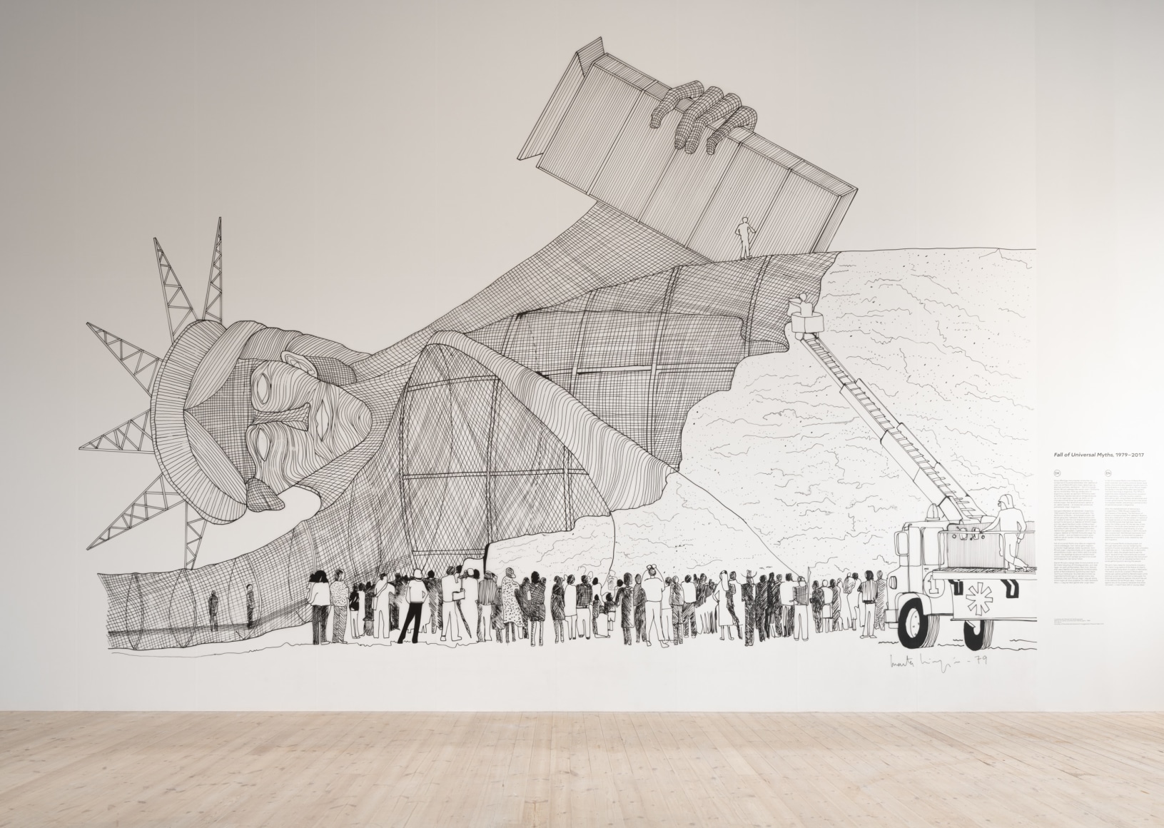 installation view of marta minujín: intensify life at copenhagen contemporary, 2024. photo: david stjernholm