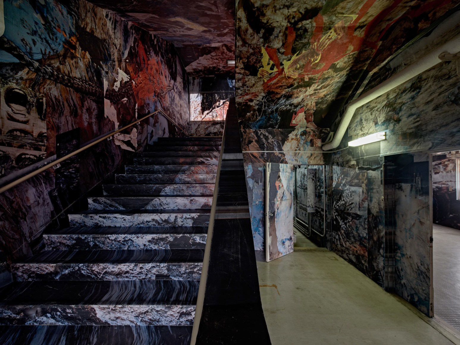 installation view adri&aacute;n villar rojas terrestrial poems&nbsp;featuring works by graciela sacco (1993-2017), aichi triennale a time between ashes and roses, 2025. photo: j&ouml;rg baumann, cindi beltramone, adri&aacute;n villar rojas, and aichi triennale 2025., 
