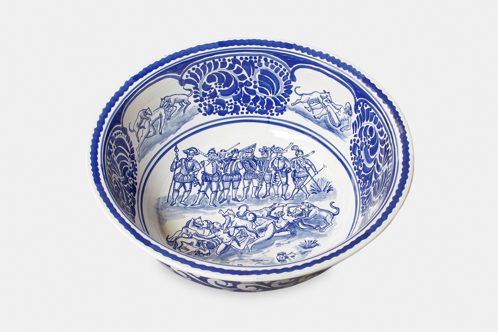 danh vo. untitled (les grands voyages), 10, 2014-2015, talavera pottery from guanajuato, mexico